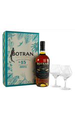 Rhum BOTRAN 15 ans 40° Guatemala Coffret 2 verres