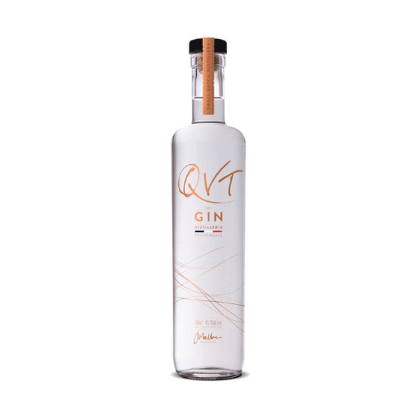 Distillerie "QVT"  Dry Gin en Provence 70cl 43.7%