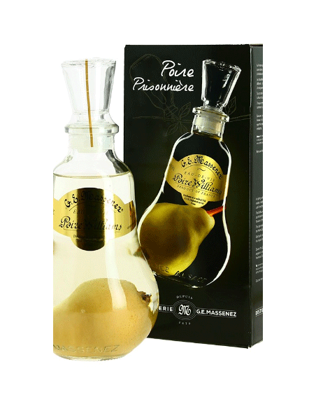 Poire Prisonnière carafe Massenez étui 40% 70cl