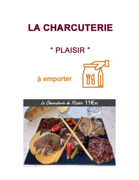 Planche Charcuterie Plaisir - à consommer sur place