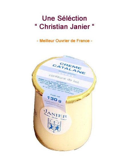 Crème catalane Confiture de lait-Pièce
