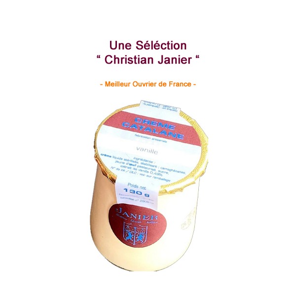 Crème catalane Vanille -  Christian Janier "MOF"