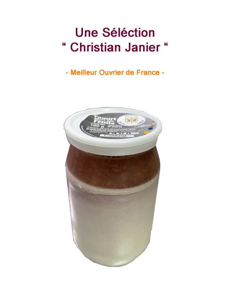 Yaourt aux fruits bi-couche Christian Janier MOF