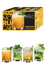 4 Verres Mixing RUM  13cl