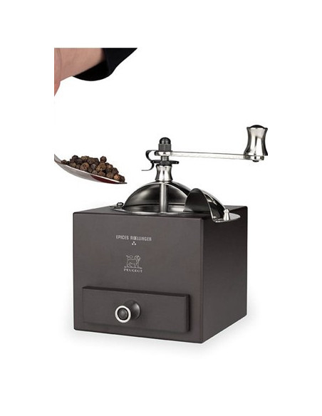 PEUGEOT - Moulin à poivre Roellinger couleur chocolat 13cm