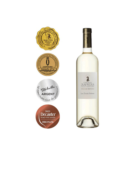 Cht ASPRAS Les Trois Frères blanc 2022 75cl