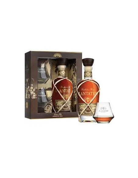Coffret Plantation Rum XO 20th anniversary 40°+2verres
