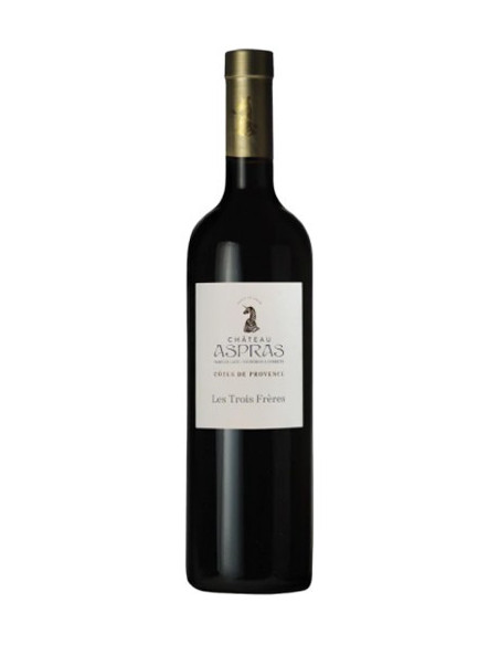 Château ASPRAS Les Trois Frères rouge 2022 75cl