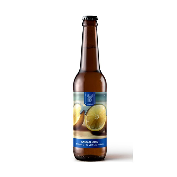 Aqua Maltae jasmin/citron sans ALCOOL 33cl Aqua Maltae jasmin/citron sans ALCOOL 33cl