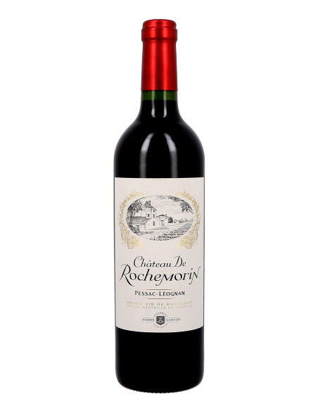 Caisse bois 3 - 2015 - Château de Rochemorin Rouge 75 cl - vue 2 - Vinsetchampagnes.fr