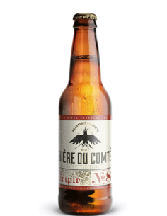 Bière du COMTE N°8 TRIPLE Bio du Mercantour 33cl - Vinsetchampagnes.fr