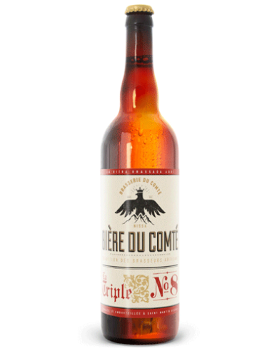 Bière du COMTE N°8 TRIPLE Bio du Mercantour 75cl - Vinsetchampagnes.fr