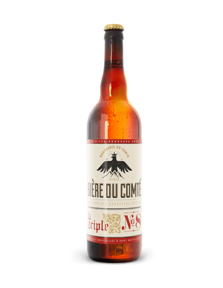 Bière du COMTE N°8 TRIPLE Bio du Mercantour 75cl - Vinsetchampagnes.fr
