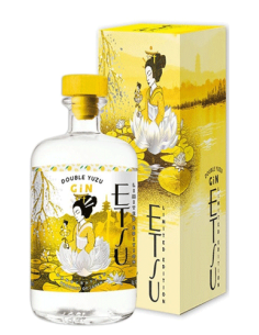 ETSU DOUBLE YUZU GIN JAPONAIS AVEC VERRES 43° 70CL - Vinsetchampagnes.fr