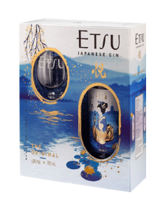 ETSU GIN JAPONAIS COFFRET + VERRE 43° 70CL - Vinsetchampagnes.fr