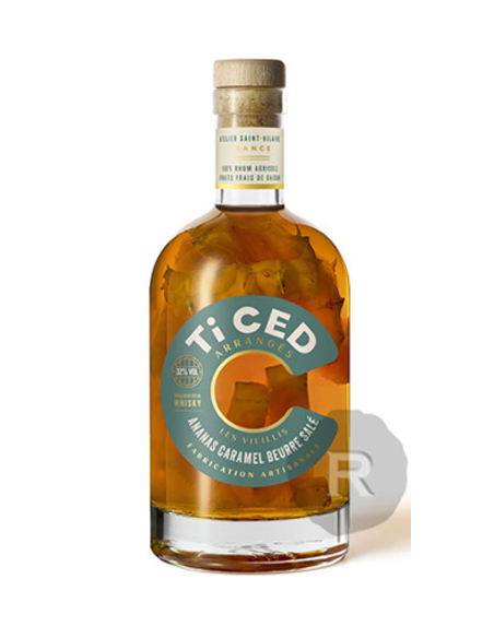 RHUM ARRANGE T CED ANANAS CARAMEL BEURRE SALE 70CL - Vinsetchampagnes.fr