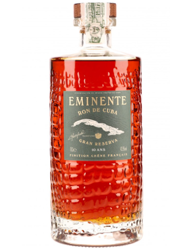 Rhum Eminentee GRAN RESERVA 10 ANS COFFRET 43.5 70cl - Vinsetchampagnes.fr