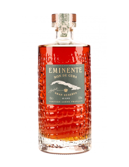 Rhum Eminentee GRAN RESERVA 10 ANS COFFRET 43.5 70cl - Vinsetchampagnes.fr