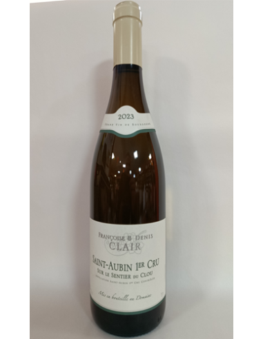 Saint Aubin blc 2023 1er cru Sur le Sentier du Clou Do CLAIR - Vinsetchampagnes.fr