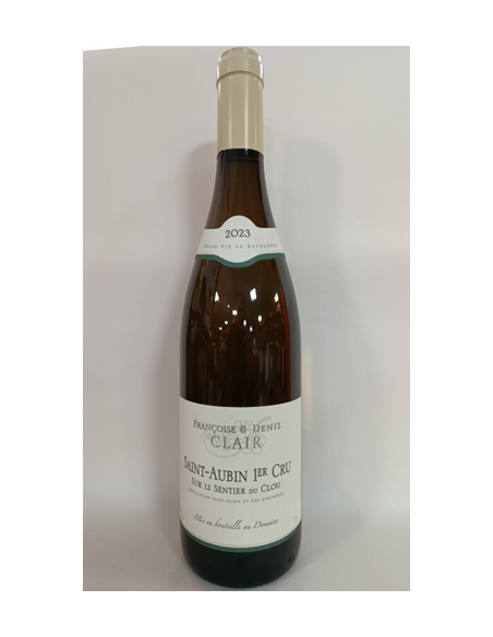 Saint Aubin blc 2023 1er cru Sur le Sentier du Clou Do CLAIR - Vinsetchampagnes.fr