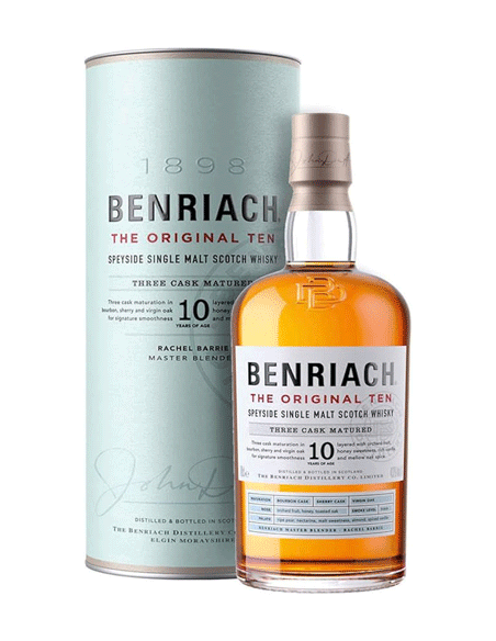 The Benriach 10 ans Original Single Malt - Vinsetchampagnes.fr