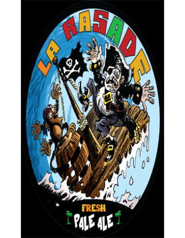 Bière La Rasade blonde pale 4.9° 75cl Pirates du Clain - Vinsetchampagnes.fr