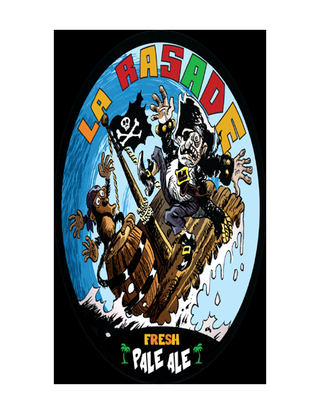 Bière La Rasade blonde pale 4.9° 75cl Pirates du Clain - Vinsetchampagnes.fr