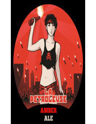 Bière Pétroleuse 75cl amber 5.4° Pirates du Clain - Vinsetchampagnes.fr