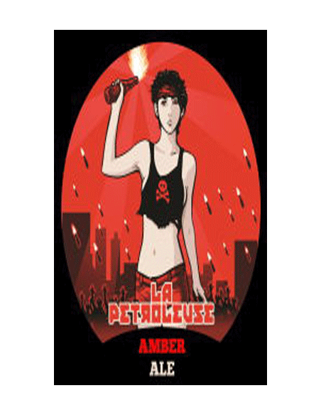 Bière Pétroleuse 75cl amber 5.4° Pirates du Clain - Vinsetchampagnes.fr