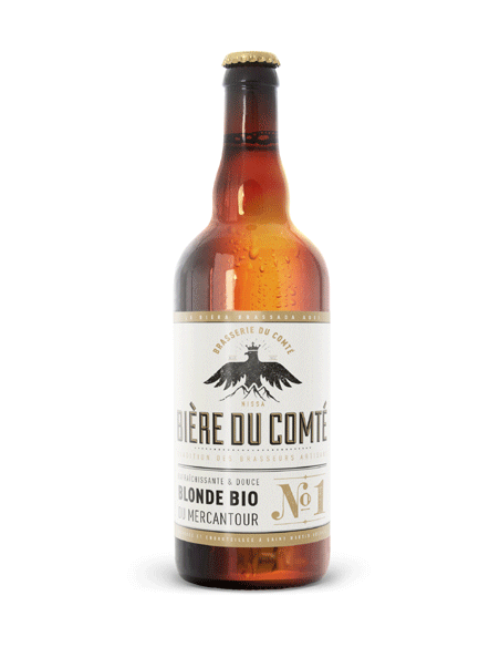 Bière DU COMTE N°1 blonde Bio du Mercantour 75cl - Vinsetchampagnes.fr