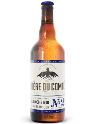 Bière du COMTE N°2 blanche Bio du Mercantour 75cl - Vinsetchampagnes.fr