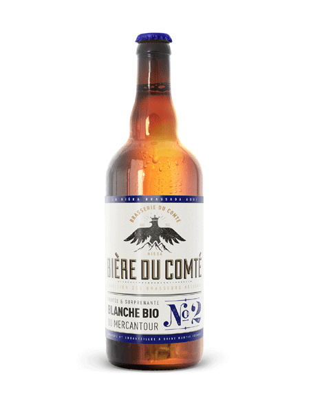 Bière du COMTE N°2 blanche Bio du Mercantour 75cl - Vinsetchampagnes.fr
