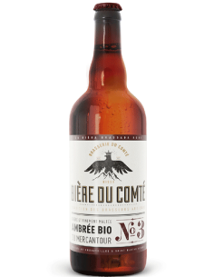 Bière du COMTE N°3 Ambrée Bio du Mercantour 75cl - Vinsetchampagnes.fr
