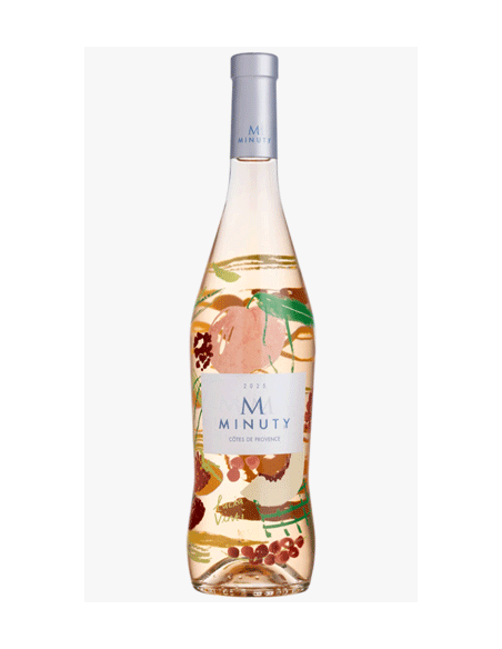 M de Minuty rosé 2025 lucia vinti - Vinsetchampagnes.fr