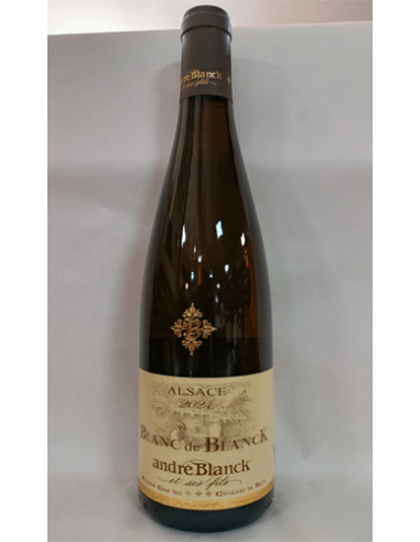 André Blanck blanc DE BLANCK 2024 - Vinsetchampagnes.fr