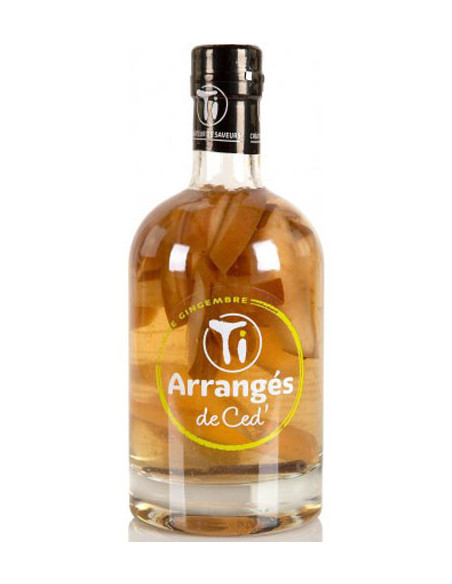 Rhum arrangé Ti'Ced Pomme gingembre - Vinsetchampagnes.fr