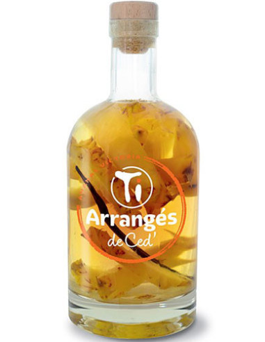 Rhum arrangé Ti'Ced Ananas Victoria - Vinsetchampagnes.fr