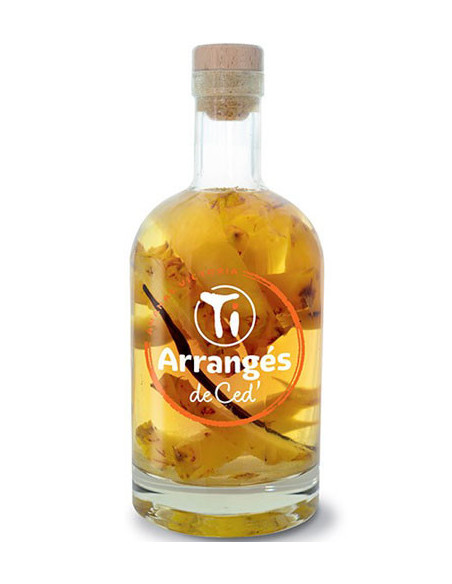 Rhum arrangé Ti'Ced Ananas Victoria - Vinsetchampagnes.fr