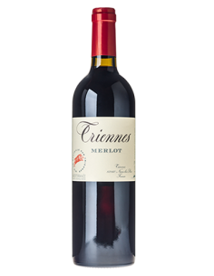 TRIENNES Merlot rouge 2023 IGP Mediterranée - Vinsetchampagnes.fr