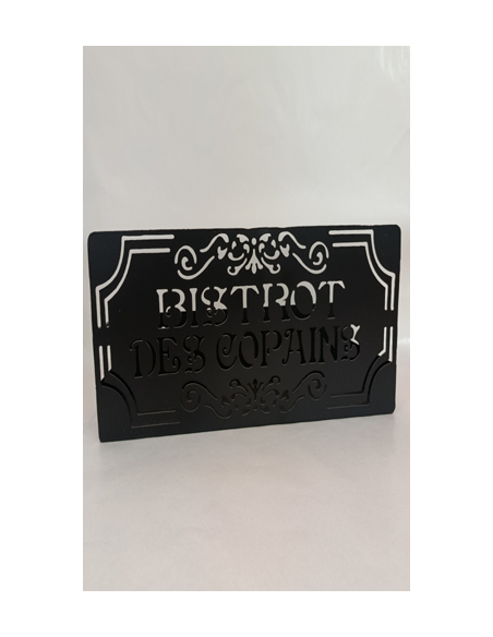 support bouteille oscar bistrot