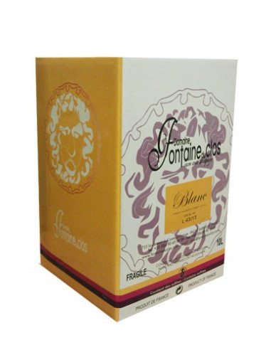 BIB 5 L CDR blanc Domaine Fontaine du Clos - Bag in Box