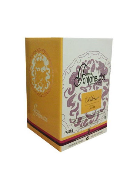 BIB 5 L CDR blanc Domaine Fontaine du Clos - Bag in Box