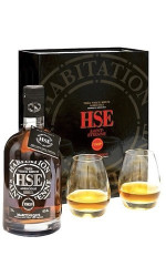 Coffret Rhum HSE réserve spéciale VSOP + 2 verres 2