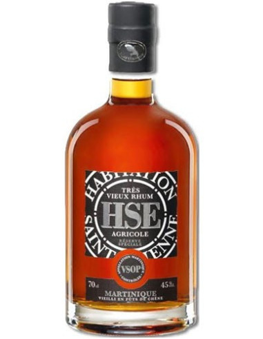 Coffret Rhum HSE réserve spéciale VSOP + 2 verres