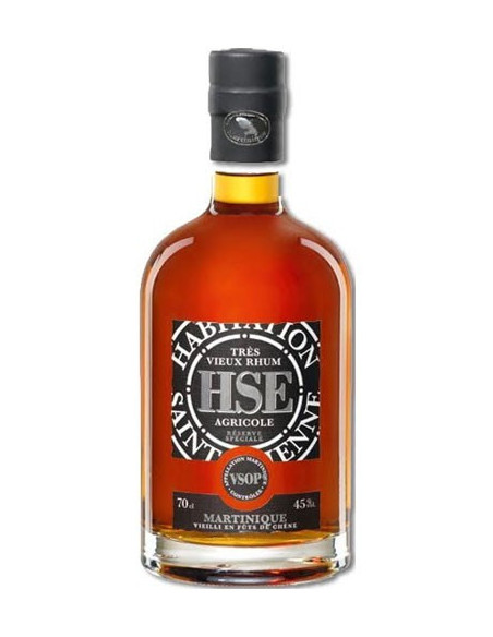 Coffret Rhum HSE réserve spéciale VSOP + 2 verres