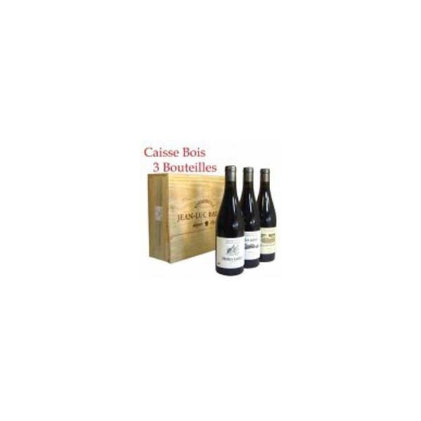 Caisse bois de 3 : Trilogie de Jean Luc Baldès Caisse bois de 3 : Trilogie de Jean Luc Baldès