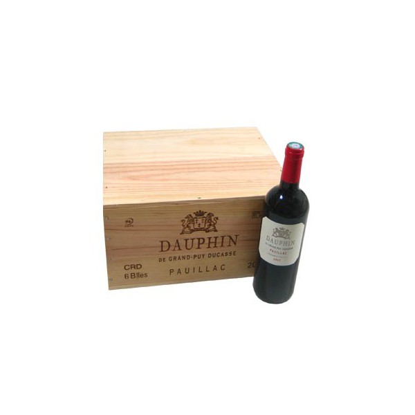 Caisse bois de 6 : Dauphin Grand puy Ducasse 2013