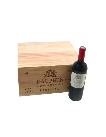 Caisse bois de 6 : Dauphin Grand puy Ducasse 2008