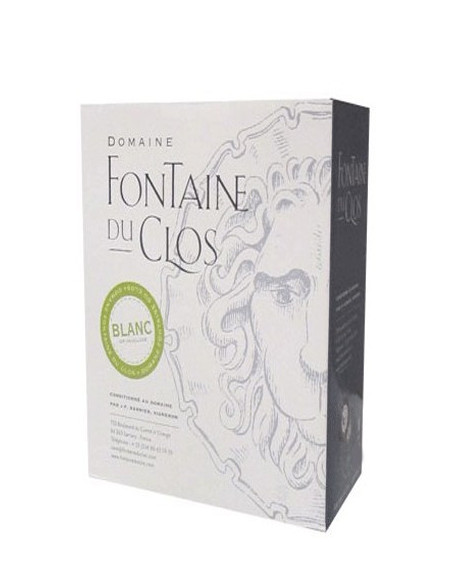 BIB 10 L VDP blanc Domaine Fontaine du Clos - Bag in Box