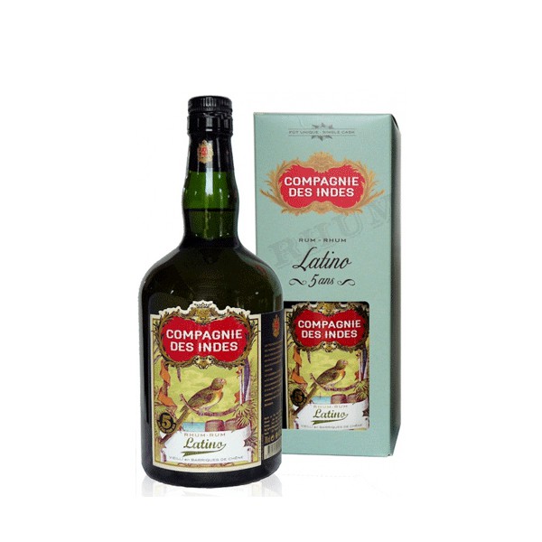 Compagnie des Indes rhum Latino 5 ans 70cl